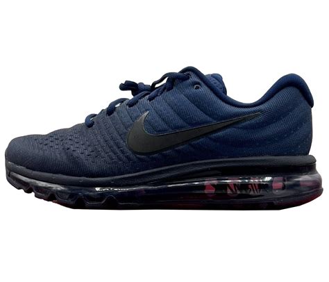 nike air max 2017 kids binary blue obsidian zwart